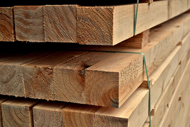 madera para la construcción