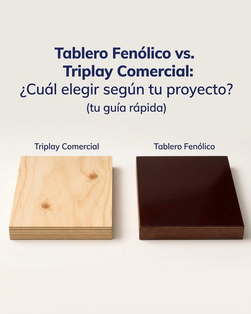 tablero fenolico vs triplay comercial cual elegir